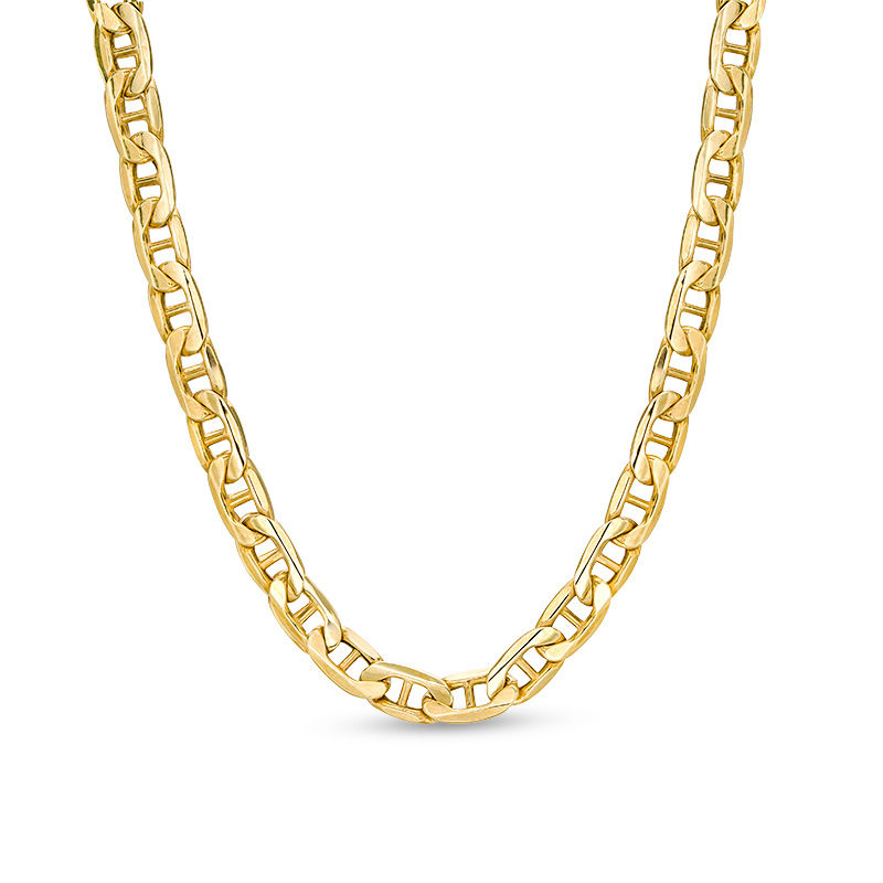 Main Image 1 of 180 Gauge Mariner Chain Necklace in 10K Gold - 22"