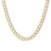 Thumbnail Image 1 of Made in Italy 150 Gauge Curb Chain Necklace in 10K Hollow Gold - 24"