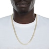 Thumbnail Image 4 of Made in Italy 150 Gauge Curb Chain Necklace in 10K Hollow Gold - 24"