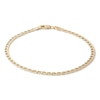 Thumbnail Image 0 of Made in Italy 3.2mm Curb Chain Bracelet in 10K Hollow Gold - 7.5"