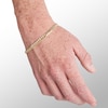 Thumbnail Image 1 of 10K Semi-Solid Gold Cuban Chain Bracelet Made in Italy - 7.5"