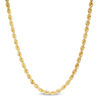 Thumbnail Image 1 of 024 Gauge Rope Chain Necklace in 10K Gold - 30"