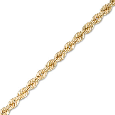 Gauge Rope Chain Bracelet in 10K Gold