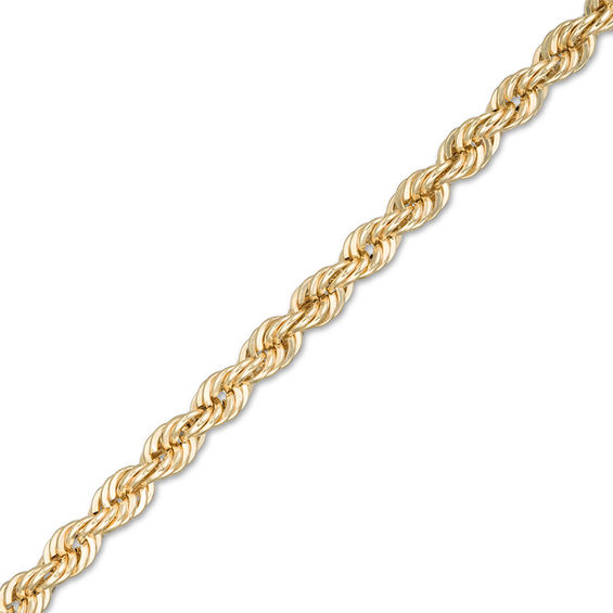 Gauge Rope Chain Bracelet in 10K Gold