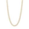 Thumbnail Image 0 of 4.4mm Diamond-Cut Curb Chain Necklace in 14K Hollow Gold - 20"