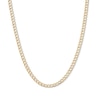 Thumbnail Image 0 of 4.4mm Diamond-Cut Curb Chain Necklace in 14K Hollow Gold - 20"