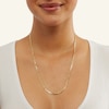 100 Gauge Diamond-Cut Curb Chain Necklace in 14K Solid Gold - 22"