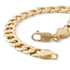 Thumbnail Image 1 of 10K Hollow Gold Curb Chain Bracelet Made in Italy - 7.5"