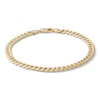 Thumbnail Image 0 of Made in Italy 5.2mm Curb Chain Bracelet in 10K Semi-Solid Gold - 8.5"