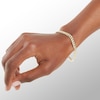 Thumbnail Image 2 of Made in Italy 5.2mm Curb Chain Bracelet in 10K Semi-Solid Gold - 8.5"