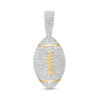 Thumbnail Image 0 of 1/2 CT. T.W. Diamond Football Necklace Charm in 10K Gold