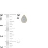 Thumbnail Image 2 of 1/8 CT. T.W. Composite Diamond Teardrop Stud Earrings in 10K Gold