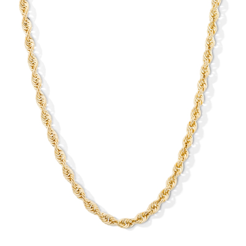 10K Hollow Gold Rope Chain - 20"