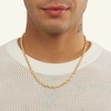 Thumbnail Image 2 of 10K Hollow Gold Rope Chain - 20"