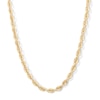 Thumbnail Image 0 of 10K Hollow Gold Rope Chain - 22"