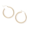 Thumbnail Image 2 of 10K Tube Hollow Gold Polished Hoops