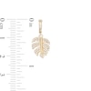 Thumbnail Image 1 of 1/10 CT. T.W. Diamond Leaf Necklace Charm in 10K Gold
