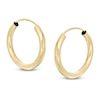 Thumbnail Image 0 of 10K Tube Hollow Gold Continuous Hoops