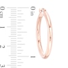 Thumbnail Image 1 of 30mm Tube Hoop Earrings in 14K Rose Gold