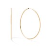 70mm Continuous Hoop Earrings in 14K Tube Hollow Gold