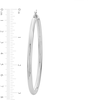 Thumbnail Image 3 of Sterling Silver Tube Hoops