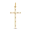 Thumbnail Image 0 of Cubic Zirconia Cross Necklace Charm in 10K Solid Gold