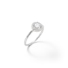 Cubic Zirconia Frame Ring in Sterling Silver - Size 7