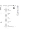 Thumbnail Image 2 of Child's Simulated White Crystal Half Hoop Earrings in Sterling Silver