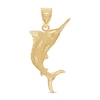 Thumbnail Image 1 of Marlin Fish Necklace Charm in 10K Gold