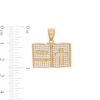 Thumbnail Image 2 of Cubic Zirconia Holy Bible Necklace Charm in 10K Gold