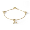 Thumbnail Image 1 of Child's Heart Station Bolo Bracelet in 10K Gold - 6.75"