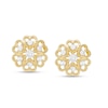 Thumbnail Image 1 of Child's Cubic Zirconia Flower Stud Earrings in 10K Gold