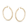 Thumbnail Image 1 of 50mm Hoop Earrings in 14K Tube Hollow Gold