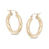 Thumbnail Image 0 of 25mm Hoop Earrings in 14K Tube Hollow Gold