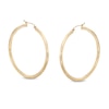 Thumbnail Image 1 of 50mm Hoop Earrings in 14K Tube Hollow Gold