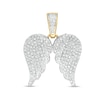 Thumbnail Image 0 of 1/4 CT. T.W. Diamond Angel Wings Necklace Charm in 10K Gold