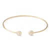 Thumbnail Image 1 of Made in Italy Cubic Zirconia Cluster Cuff in 10K Gold Bonded Sterling Silver