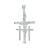 Thumbnail Image 1 of Calvary Crucifix Necklace Charm in Sterling Silver