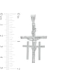 Thumbnail Image 2 of Calvary Crucifix Necklace Charm in Sterling Silver