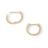 Thumbnail Image 1 of 1/20 CT. T.W. Diamond Huggie Hoop Earrings in 10K Gold