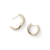 Thumbnail Image 1 of 1/4 CT. T.W. Diamond Multi-Row Huggie Hoop Earrings in 10K Gold