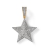 Thumbnail Image 0 of 1/3 CT. T.W. Composite Diamond Star Necklace Charm in 10K Gold