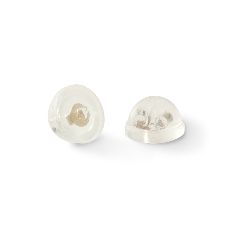 Main Image 2 of 14K Solid Gold CZ Solitaire Studs