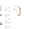 Thumbnail Image 3 of 14K Solid Gold CZ Nose Hoop - 20G