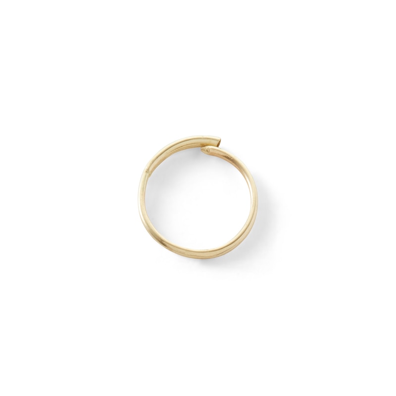 Main Image 2 of 14K Semi-Solid Gold Hoop - 20G