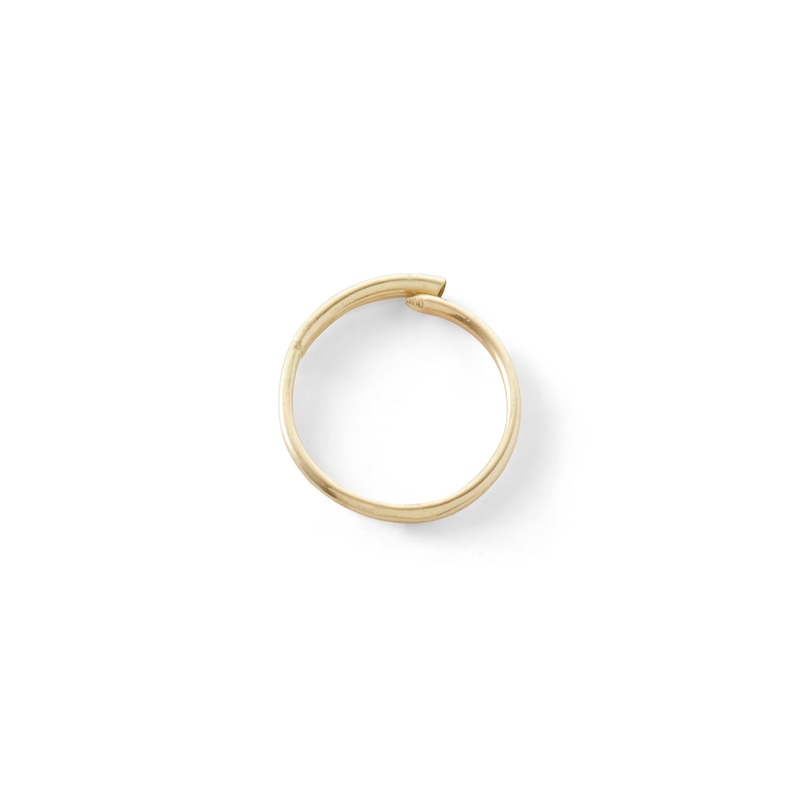 14K Semi-Solid Gold Hoop - 20G