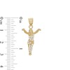 Thumbnail Image 1 of Cubic Zirconia Jesus Necklace Charm in 10K Gold