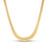 Thumbnail Image 0 of Made in Italy Hollow Graduating Curb Chain Necklace in 10K Gold - 17.5"