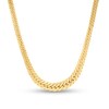 Thumbnail Image 1 of Made in Italy Hollow Graduating Curb Chain Necklace in 10K Gold - 17.5"
