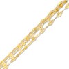 Thumbnail Image 0 of 060 Gauge Three Strand Mirror Chain Bracelet in 10K Gold Bonded Sterling Silver - 7.5"